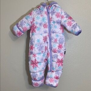Spyder Snowflake Baby Fleece Lined Snowsuit